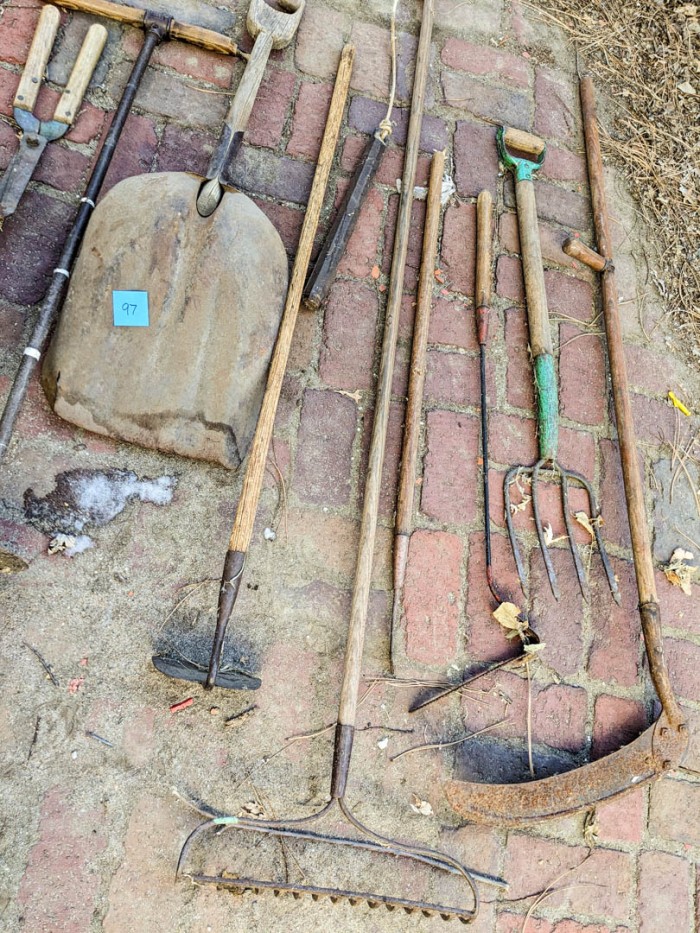 97. (11) Antique Garden Tools - Image 3