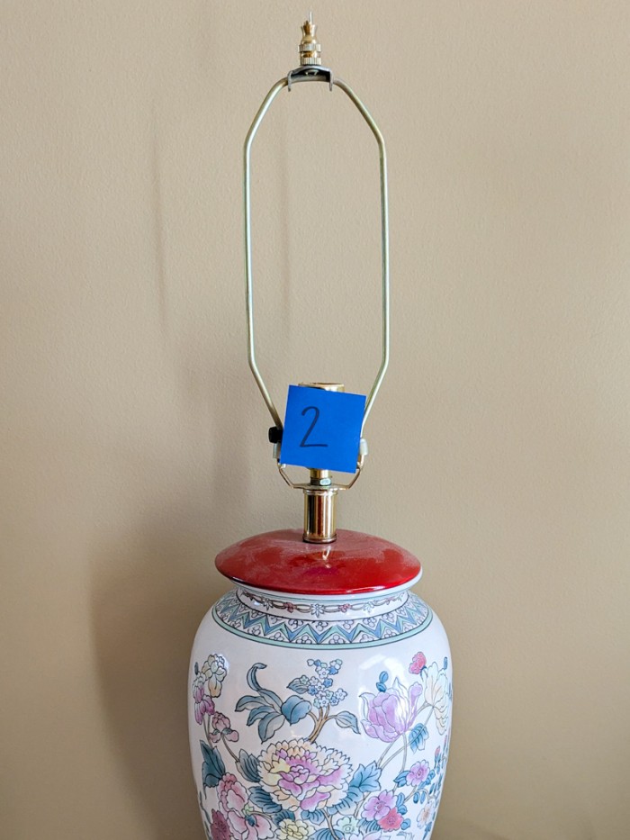 2. 27" Ceramic Lamp - Image 2