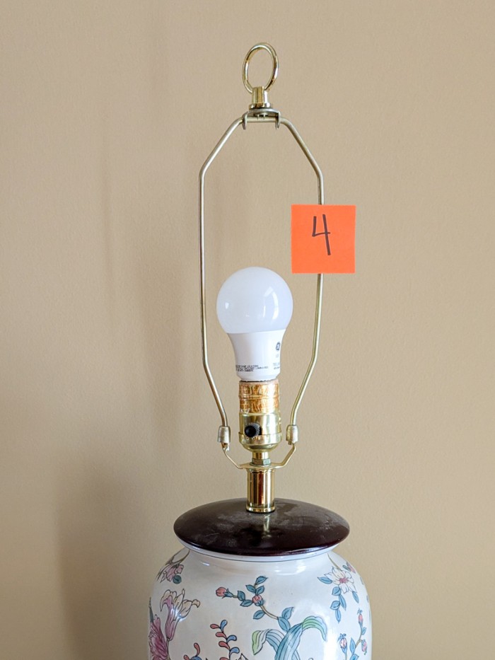 4. 27" Ceramic Lamp - Image 2