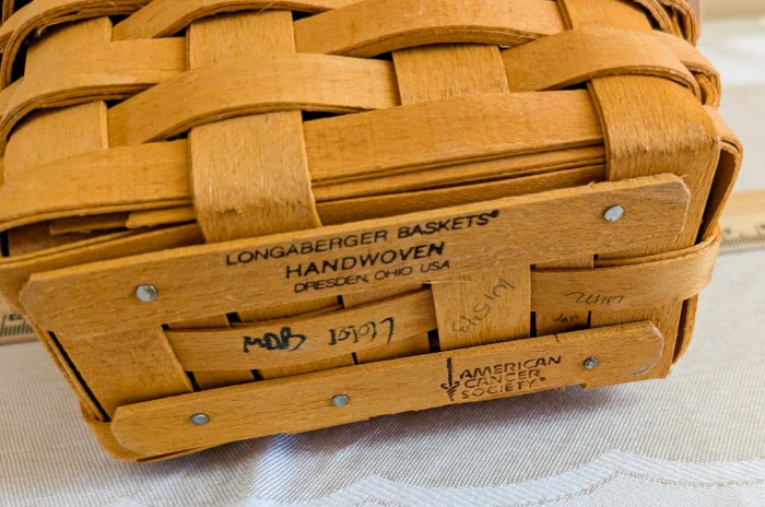 5. (3) Longaberger Baskets - Image 8