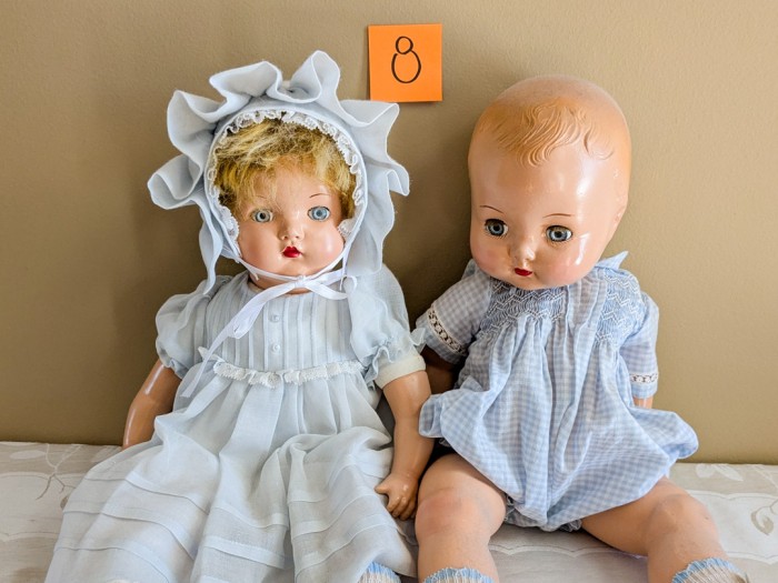 8. 18" Horsman Doll + 18" Antique Doll - Image 3