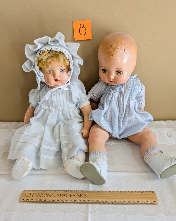 8. 18" Horsman Doll + 18" Antique Doll - Image 2