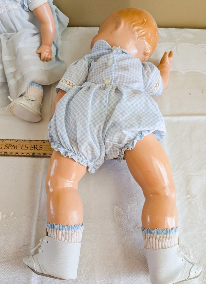 8. 18" Horsman Doll + 18" Antique Doll - Image 4