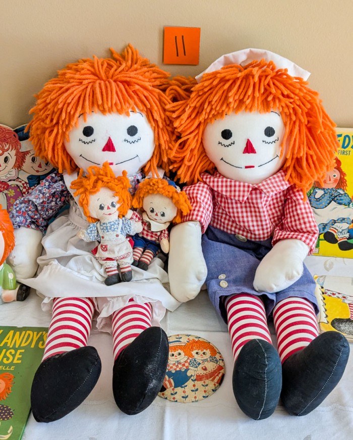 11. Raggedy Ann Dolls, Books + Collectibles - Image 3