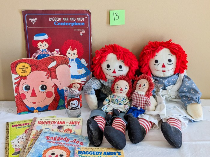 13. Raggedy Ann Dolls, Books + Collectibles - Image 3