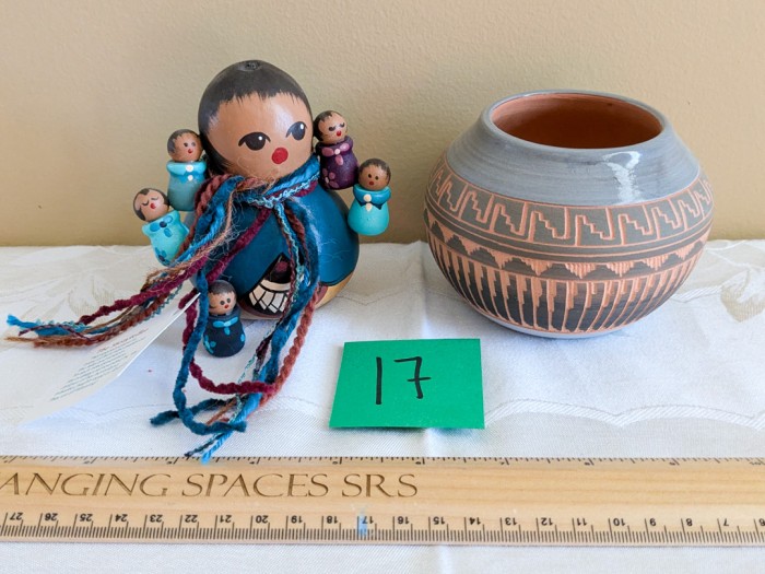 17. Navajo Pottery (signed) + Storyteller - Image 7