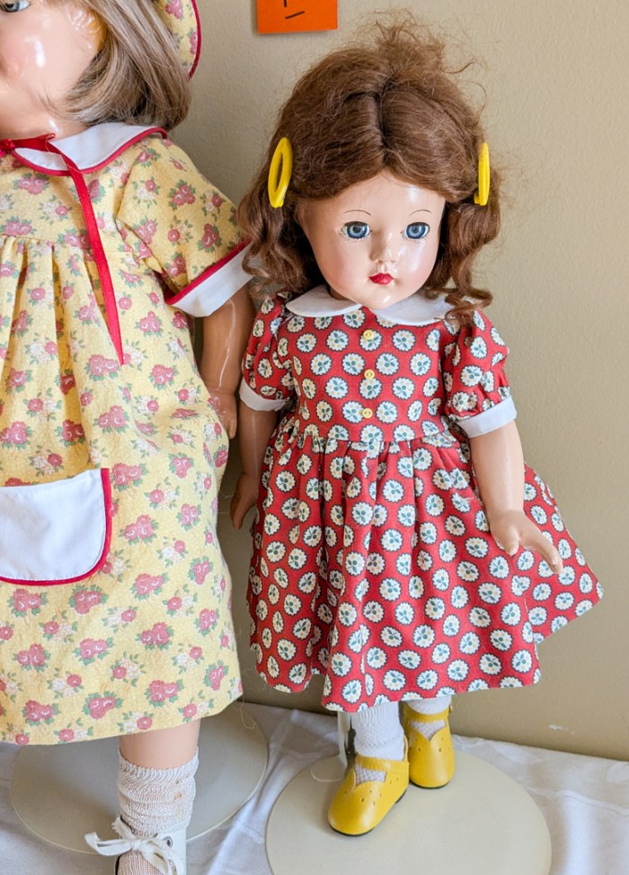 18. 22" Antique Doll + 19" Antique Doll - Image 3