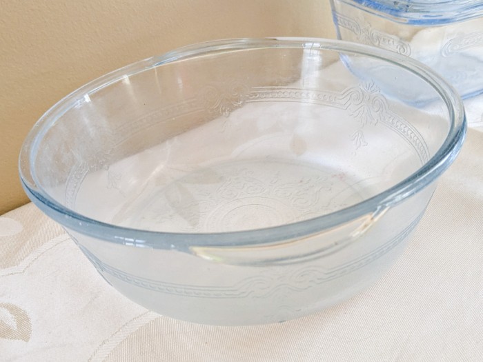 20. (6) Blue Depression Glass Containers - Image 9