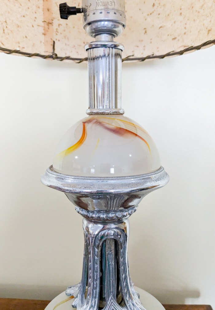 256. Akro Agate 20" Lamp - Image 4