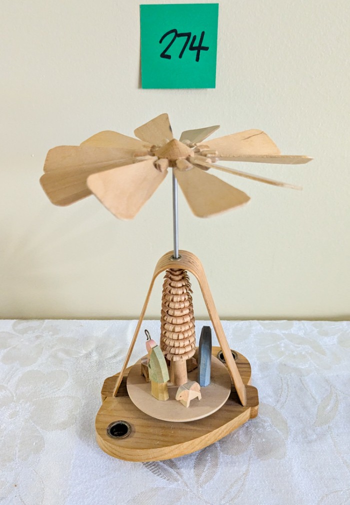 274. 7" Christmas Nativity Windmill