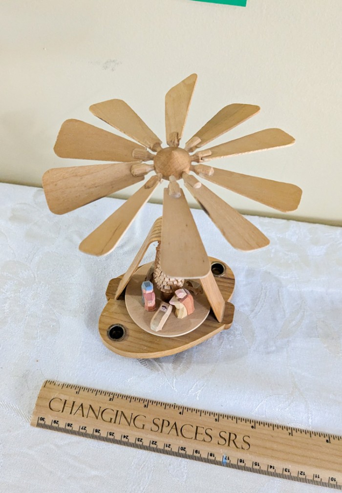 274. 7" Christmas Nativity Windmill - Image 3