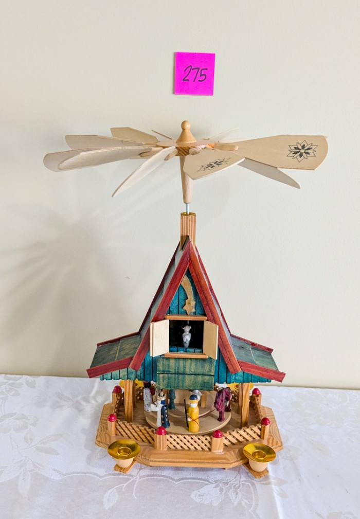 275. 16" Christmas Nativity Windmill - Image 2