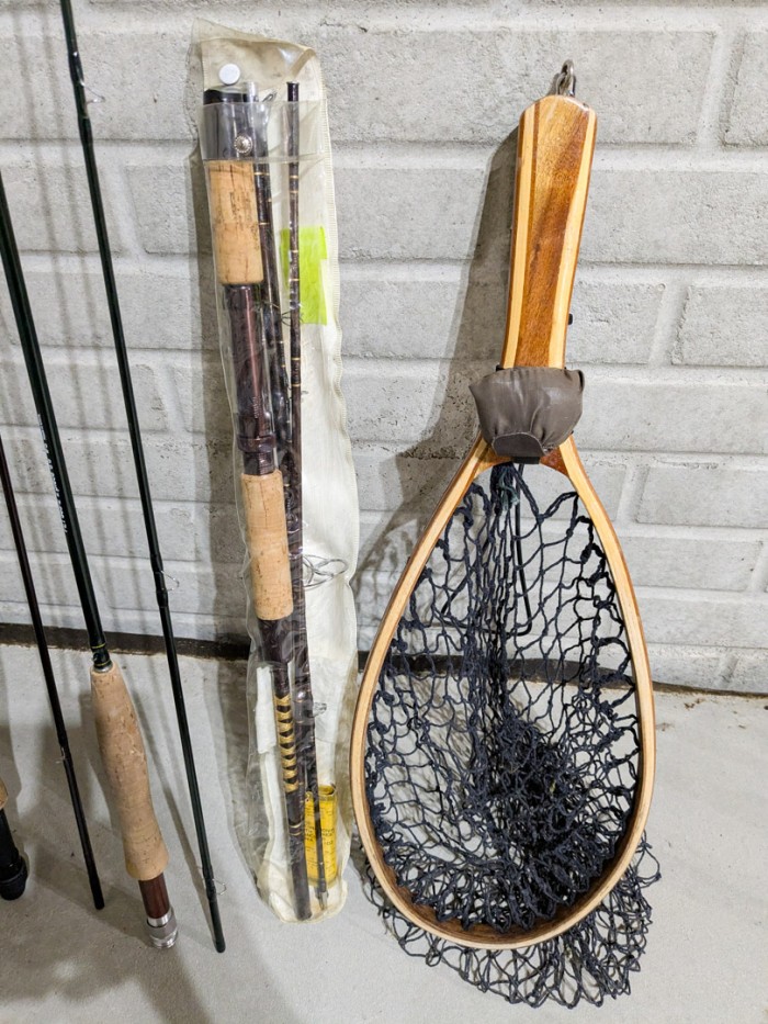 283. (3) Fishing Rods, Net + Cabela's Case - Image 2