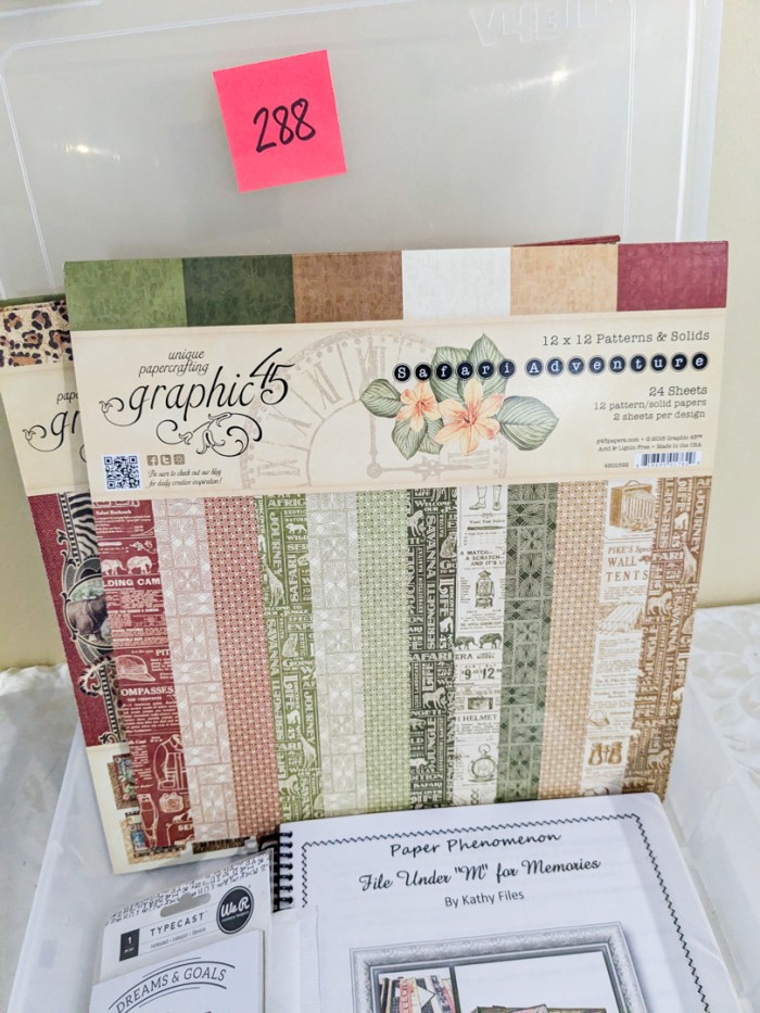 288. Scrapbook Supplies, Organizers + Cube - Image 7