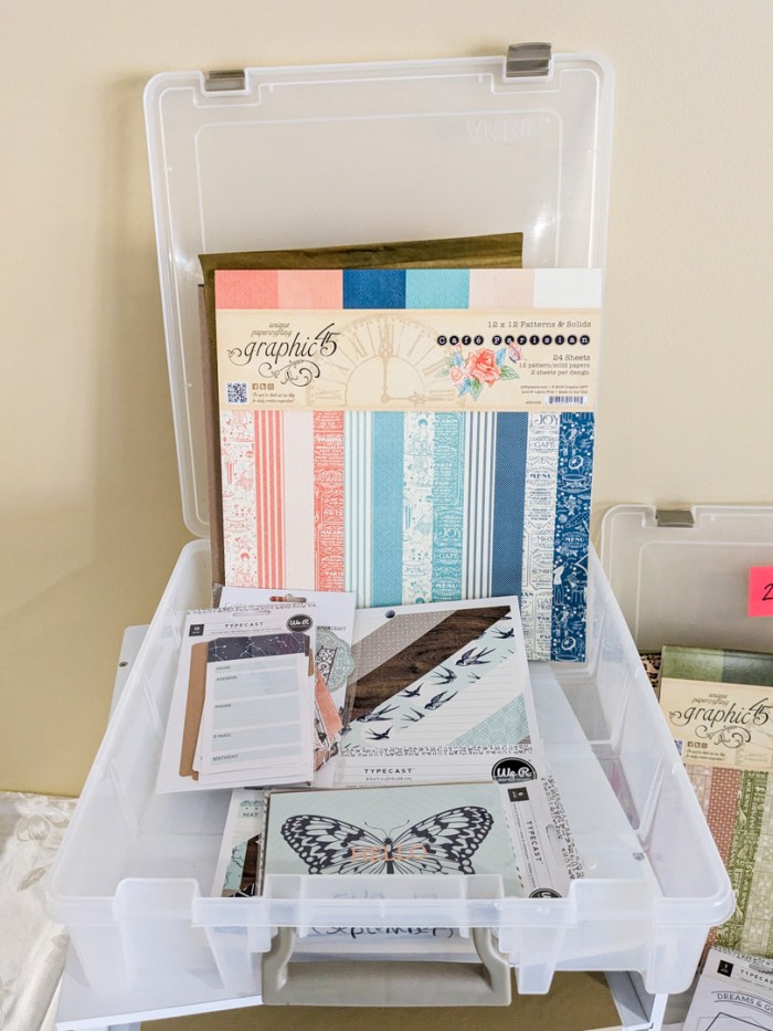 288. Scrapbook Supplies, Organizers + Cube - Image 5