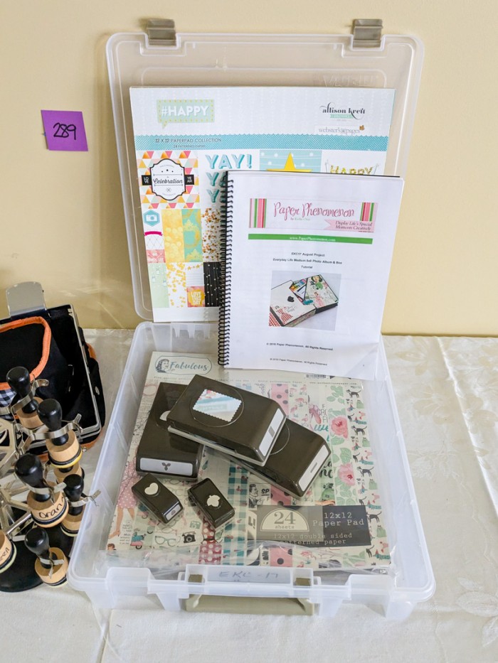 289. Scrapbook, Supplies, Stamps + Stampin Up Cutters - Image 7