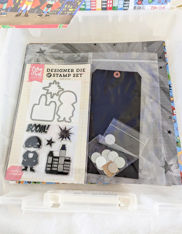 291. Scrapbook Supplies, Organizer + Cube - Image 5