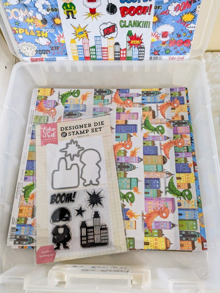 291. Scrapbook Supplies, Organizer + Cube - Image 4