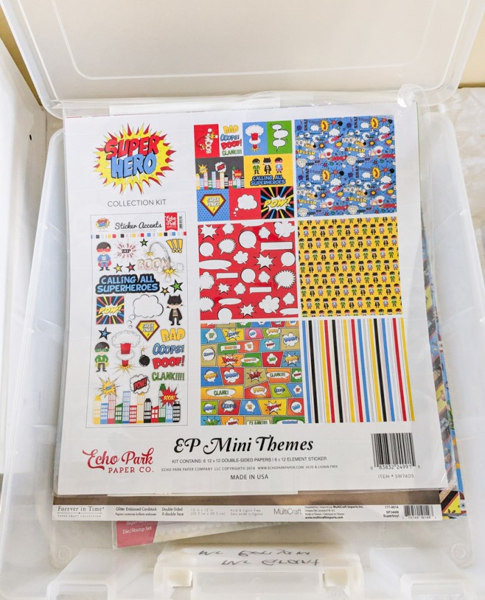 291. Scrapbook Supplies, Organizer + Cube - Image 3