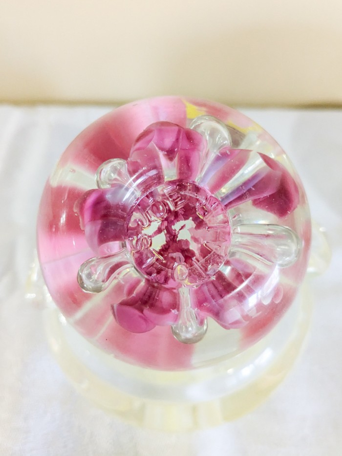 300. (2) Art Glass Paperweights + Ashtray - Image 5