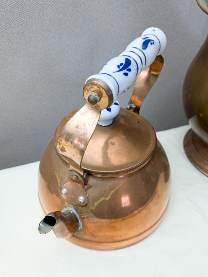 20. Copper Teapot + Coal Shuttle - Image 2