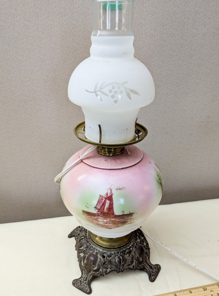 3. 17" Vintage Lamp - Image 6