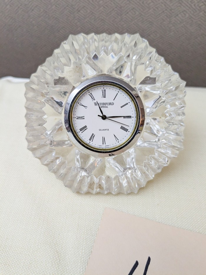 4. Waterford Crystal Clock - Image 2