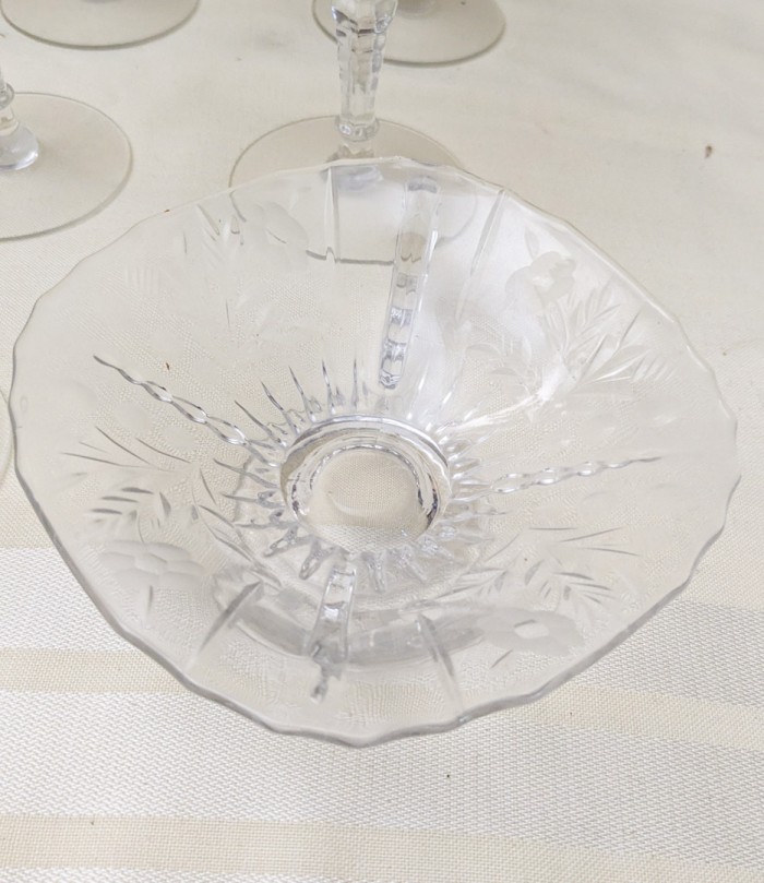 61. (8) Wine Glasses, (8) Champagne Glass + Bowl - Image 4