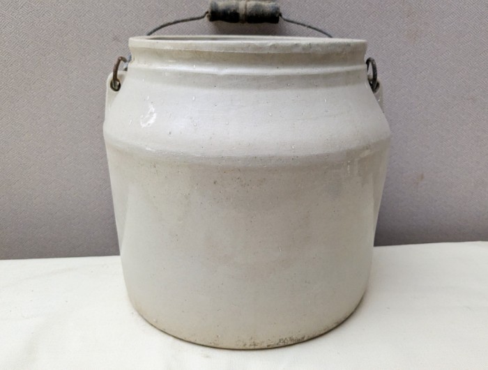 66. Stoneware Crock w/ Handle - Image 2