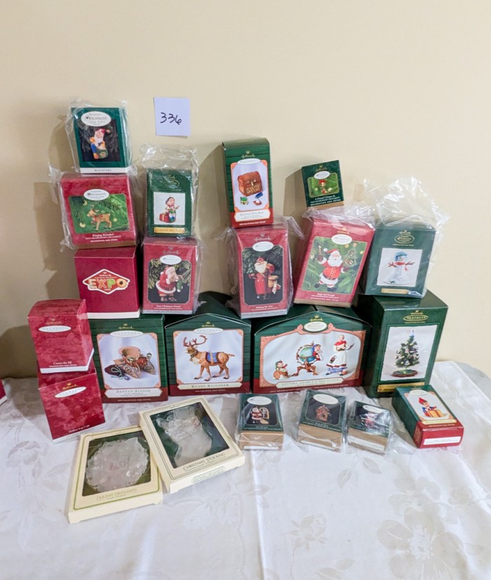 336. (20+) Hallmark Ornaments