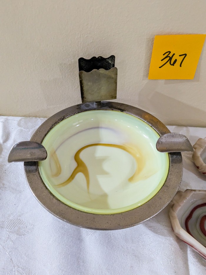 367. (3) Akro Agate Ashtrays - Image 2