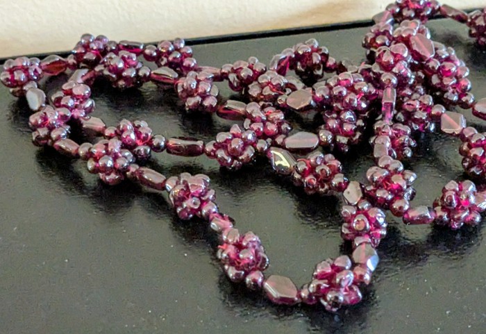 332. Garnet Necklace - Image 4