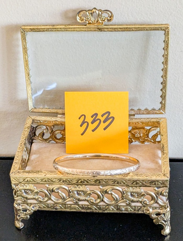 333. Jewelry Box + Gold Filled Bracelet