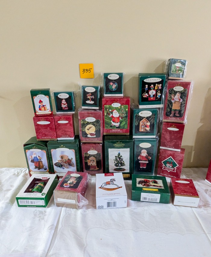 335. (28+) Hallmark Ornaments