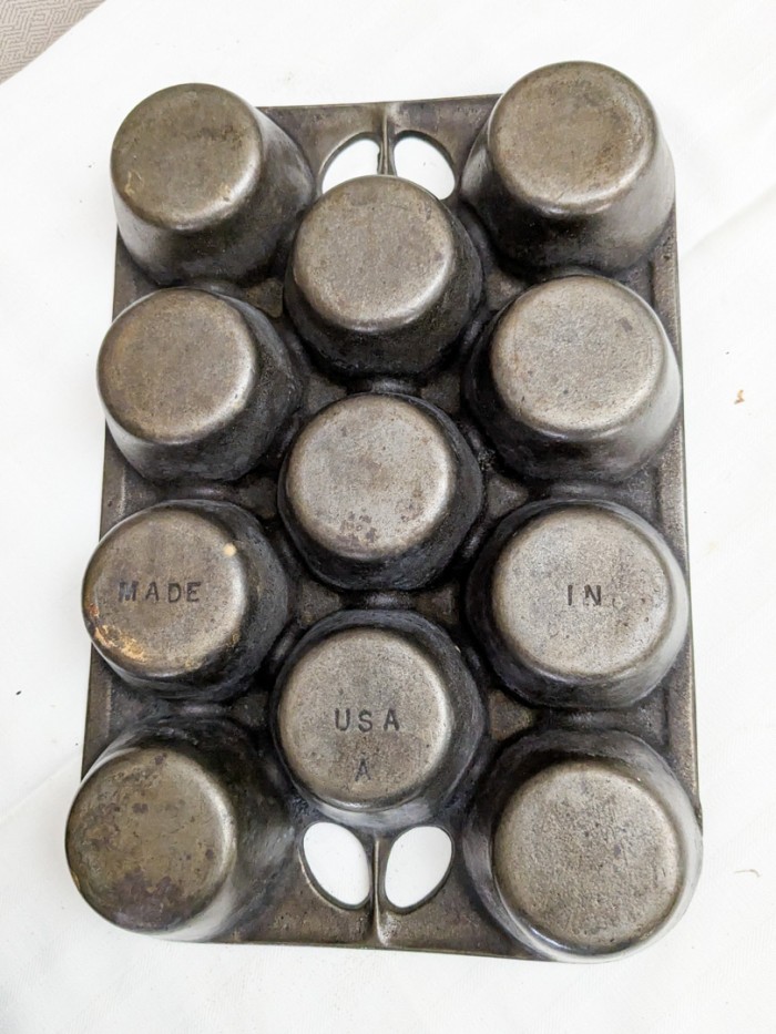 145. (2) Cast Iron Muffin Pans - Image 4