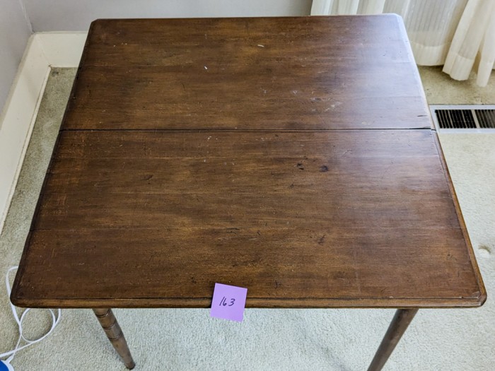 163. Vintage Folding Table - Image 2