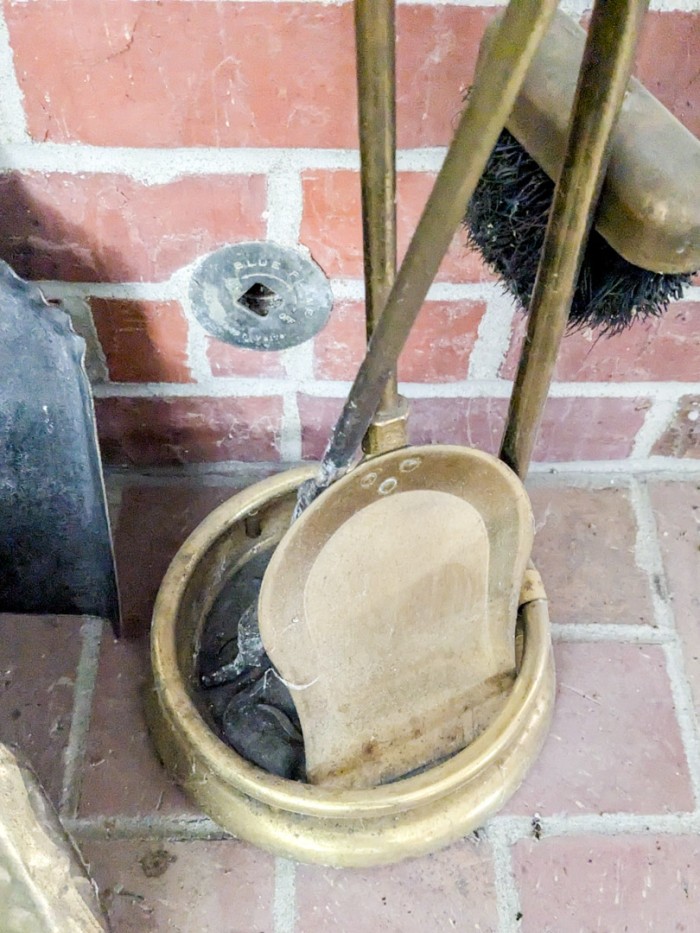 380. Fireplace Tools + Wood Holder - Image 5