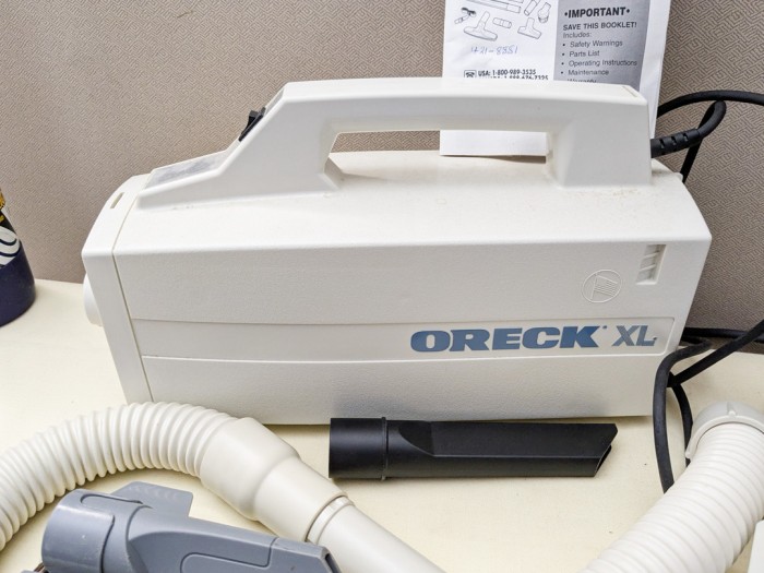 390. Oreck XL Vacuum w/ Attachments - Image 2