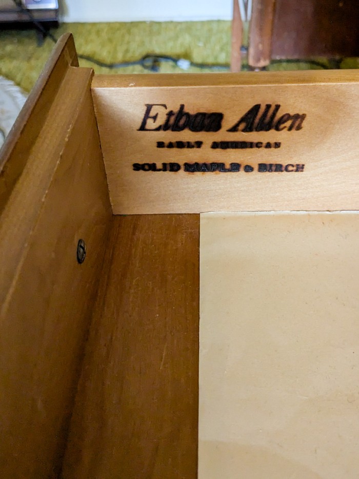 393. Ethan Allen Chest of Drawers - Image 4