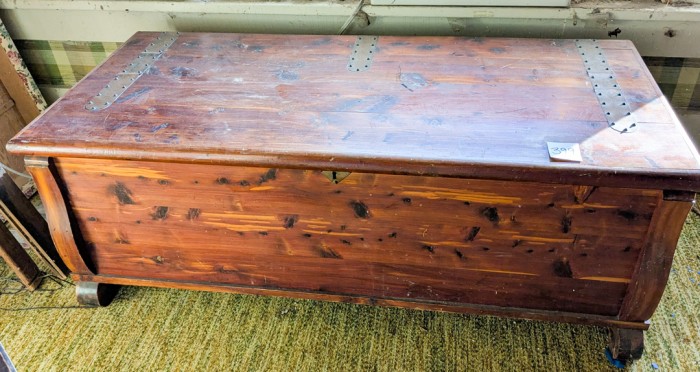 399. Vintage Cedar Trunk