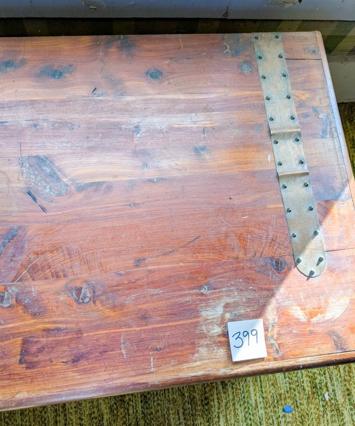 399. Vintage Cedar Trunk - Image 6