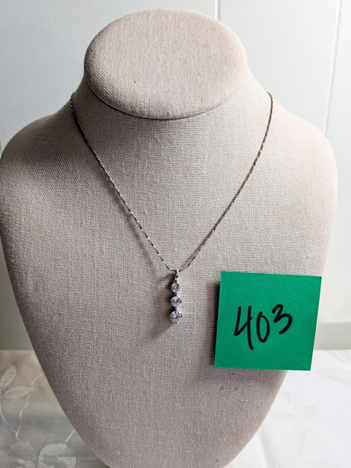 403. 24" Sterling Silver Necklace