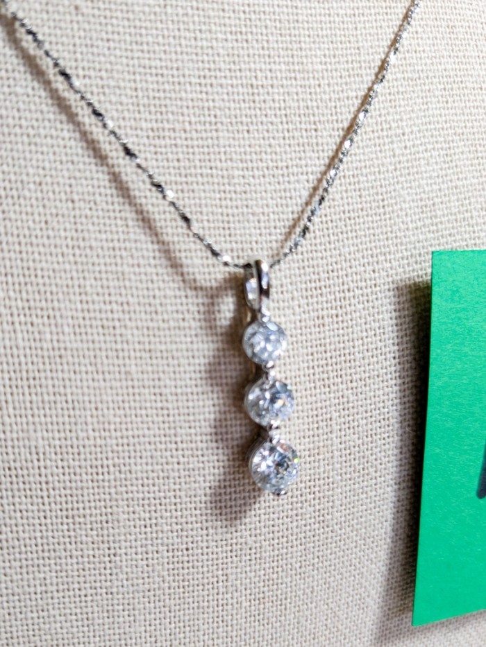 403. 24" Sterling Silver Necklace - Image 8