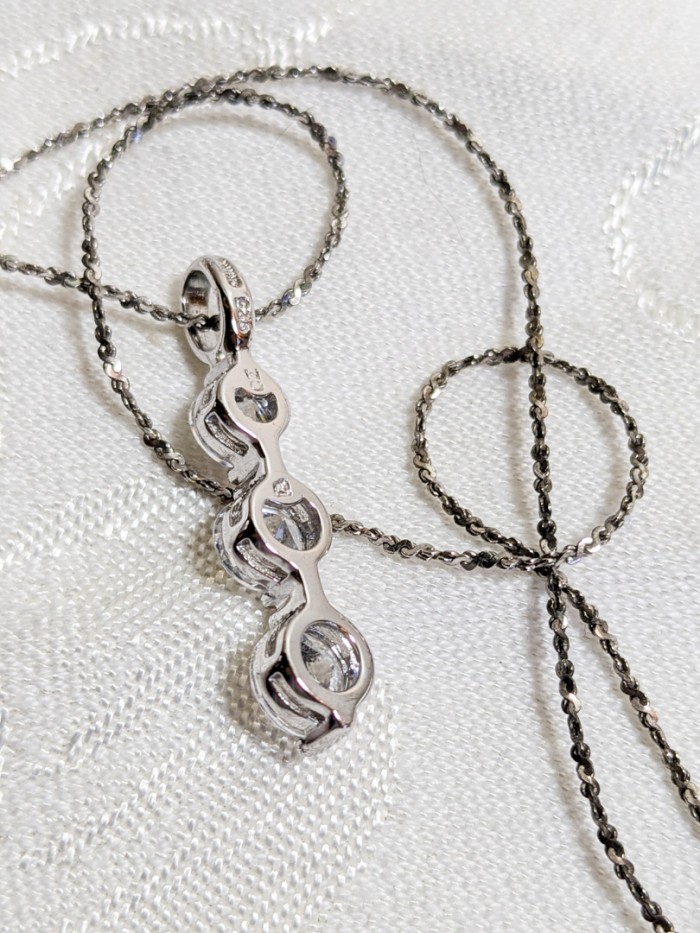 403. 24" Sterling Silver Necklace - Image 6