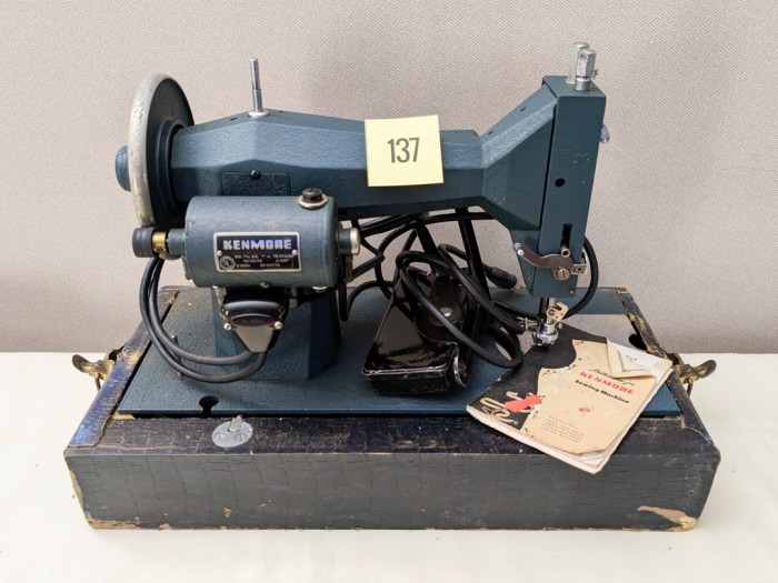 137. Vintage Kenmore Sewing Machine