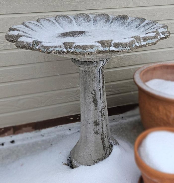 230. Concrete Birdbath