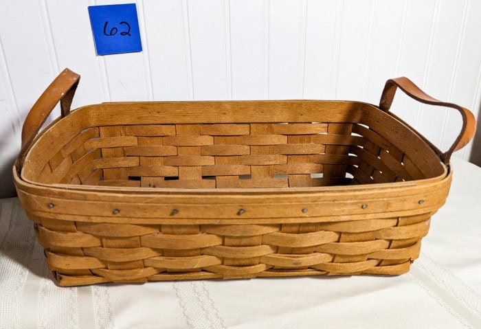 62. (2) Longaberger Baskets - Image 5