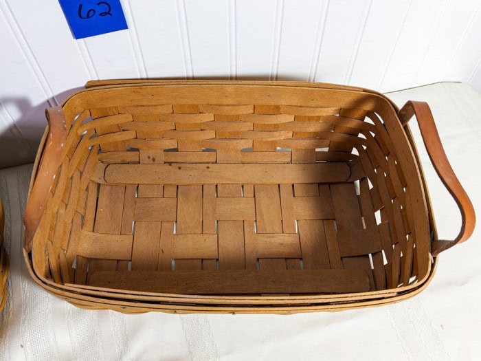 62. (2) Longaberger Baskets - Image 4