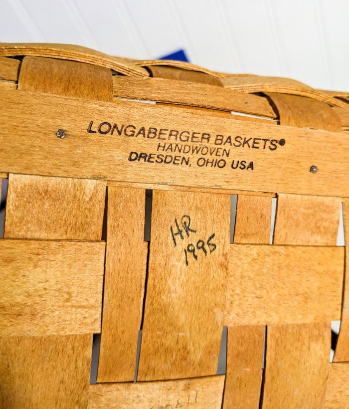 62. (2) Longaberger Baskets - Image 3