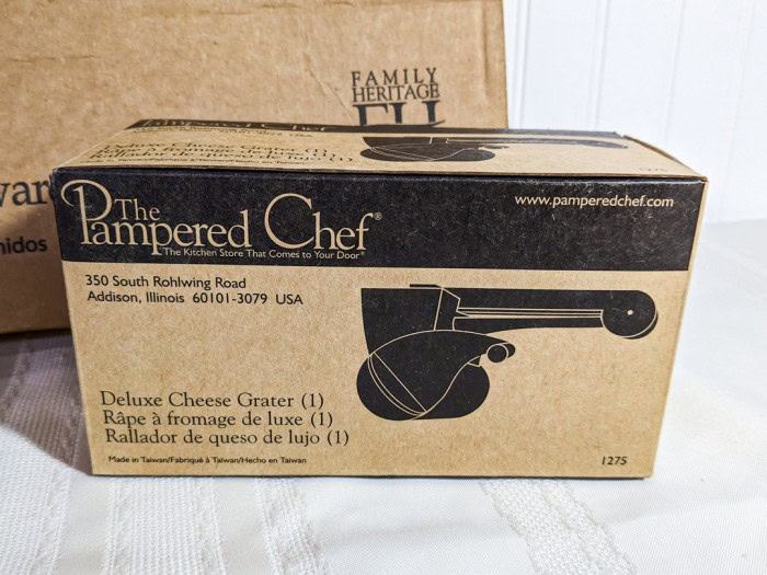 69. (New) Pampered Chef Cheese Grater + (New) (2) Pans - Image 6